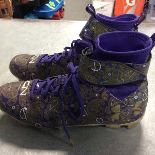 Purple Men's Molded Cleats Under Armour Cleats