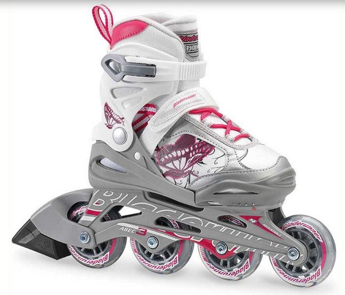 New Rollerblade Bladerunner Phoenix Girl's Inline Skates Adjustable Size 1-4