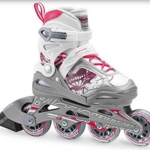 New Rollerblade Bladerunner Phoenix Girl's Inline Skates Adjustable Size 5-8