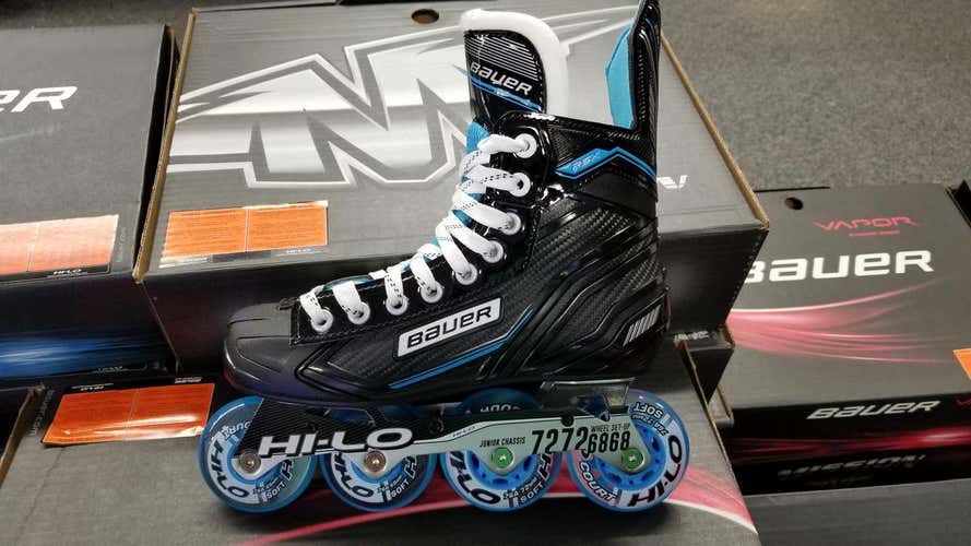 New Junior Bauer RSX Inline Skates D&R (Regular) Size 2