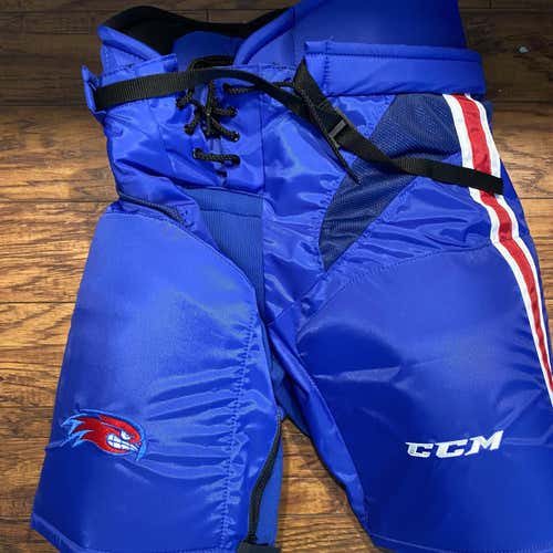 New UMass Lowell CCM HP35 Pro Stock Hockey Pants - Small