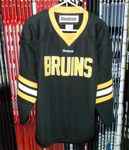 NEW! Boston Bruins Officially licensed Black Youth L/XL Practice Jersey - RARE!