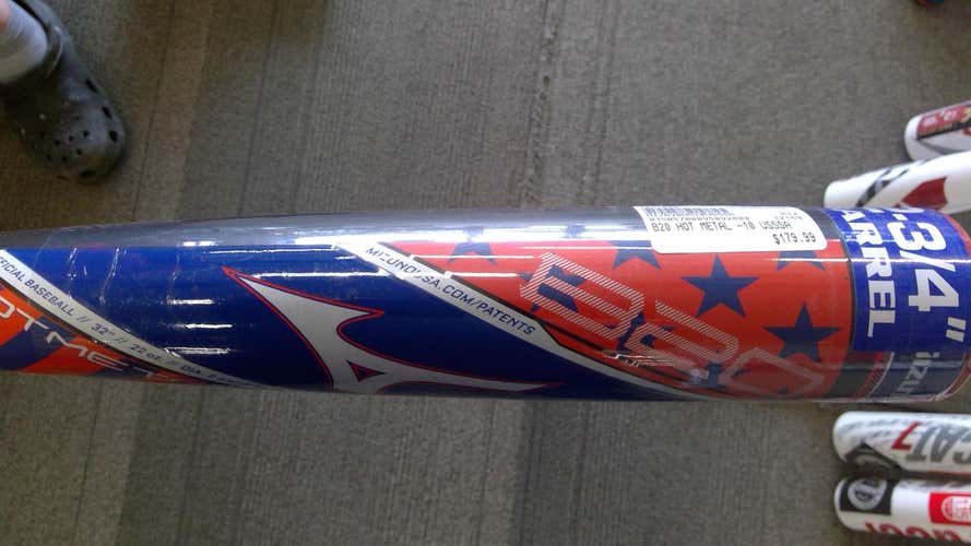 New USSSA Certified 2020 Mizuno B20 Hot Metal 1 Bat (-10) 30"