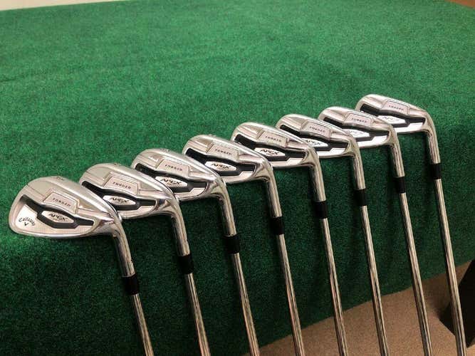 CALLAWAY APEX PRO '16 FORGED IRON SET 4-PW,AW / PROJECT X 6.0 STIFF FLEX