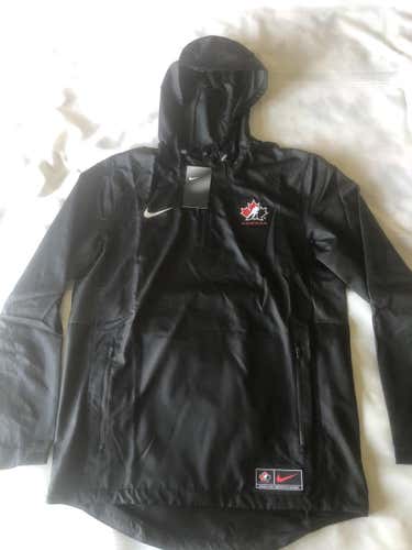 Team Canada Nike Men's Woven Quarter Zip Jacket - NEW w/TAG