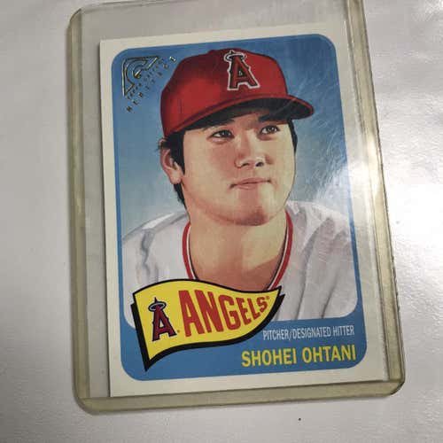 Shohei Ohtani 2019 Topps Gallery Heritage Baseball Card
