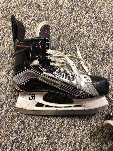 Used Bauer Vapor 1X Pro Stock Size 9.5 Hockey Skates For TSCHAFFER31*