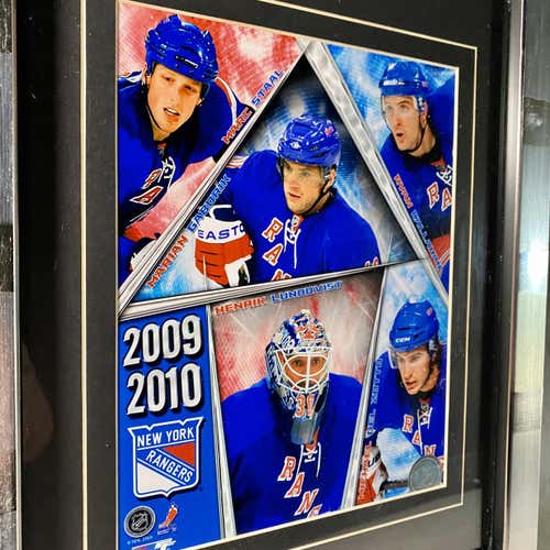 NHL New York Rangers Team 09-10 Framed Team Picture