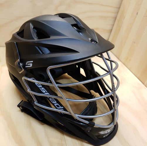 Men's Cascade S Lacrosse Helmet Matte Black