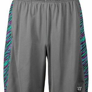 New Warrior BroBaz athletic lacrosse shorts Medium Grey Mens Senior lax IS SO M