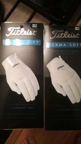 *New* Titleist Permasoft Glove (Pack of 2) - Men's LH Small