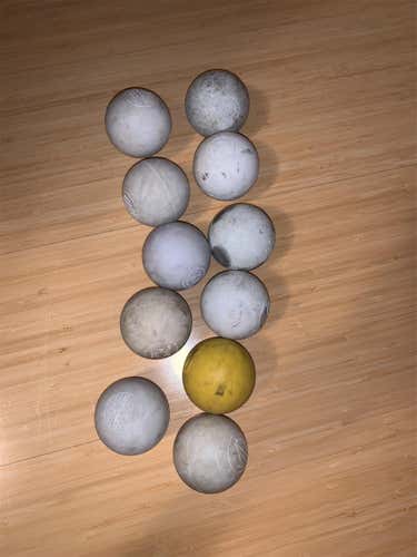 11 Greasy Lacrosse Balls