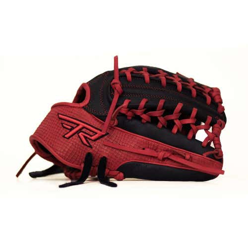 12.75-INCH TIGER PRO SERIES  BASEBALL LEATHER RIGHT HANDED THROWER GLOVE BLACK-R No Trades