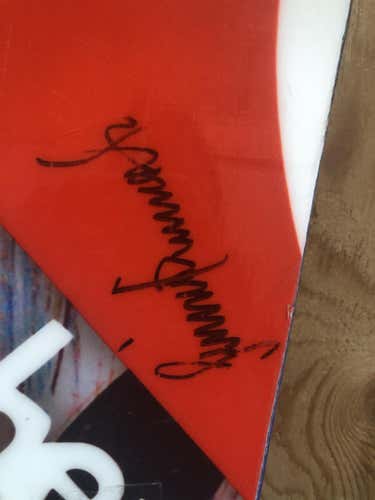 Collectors Ski signed by Simon Dumont