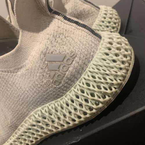 White Men's 10.5 (W 11.5) Adidas alphaedge 4d