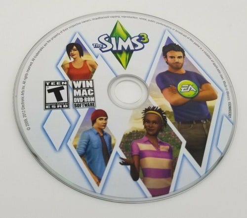 The Sims 3 - NO KEY - Windows/Mac - DISC ONLY - PC - Video Game
