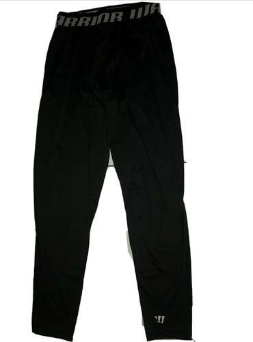 2 PAIRS Black New Adult Unisex Large Warrior Loose Compression Pants For Hockey and Workouts