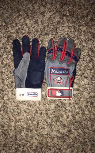 JD Martinez Game Used Batting Gloves From 2018 ASG