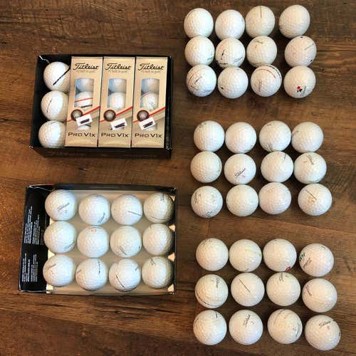 5 Dozen New/Used Titleist Pro V1x Balls