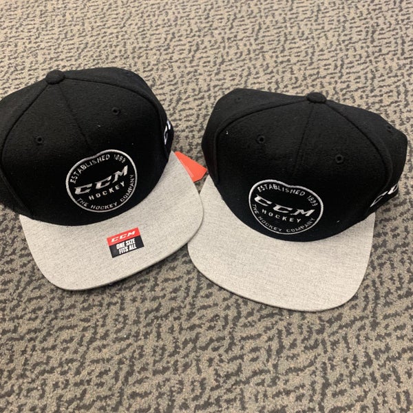 Black New One Size Fits All CCM Hat 2 Pac