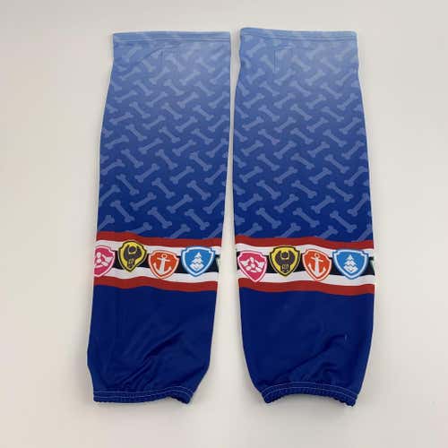 Used Once | ECHL Wichita Thunder Paw Patrol Hockey Socks | 32"