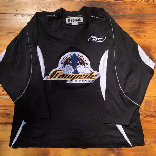 Sioux Falls Stampede USHL Practice Jersey Adult XXL Reebok Pro Stock Jersey