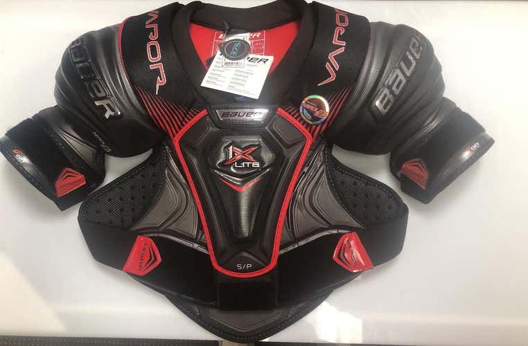 New Small Bauer Vapor 1X Lite  Shoulder Pads