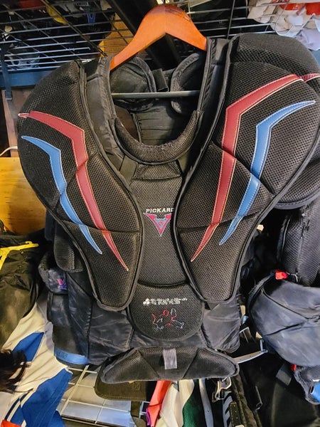 Senior Used XL Vaughn V6 2000 Pro Carbon Goalie Chest Protector Pro Stock