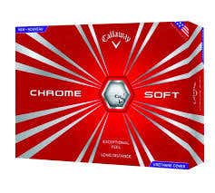50 White Used Callaway Chrome Soft Balls