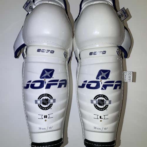 New Senior Jofa 6070 15" Shin Pads Pro Stock