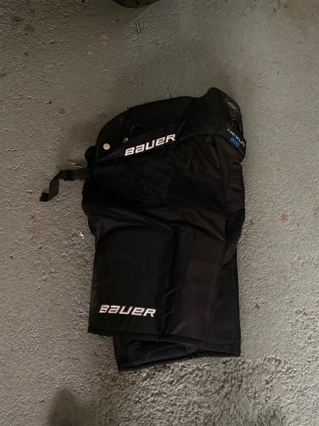 Black XL Junior Bauer Nexus 800 Hockey Pants