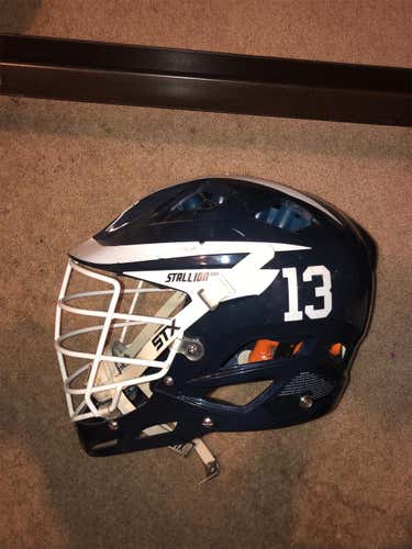 NAVY STX STALLION 600 HELMET COLLEGE