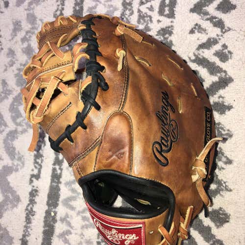Relaced Rawlings Heart of the Hide 12.75" Baseball Glove