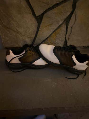 White Unisex Men's 10.5 (W 11.5) Footjoy Golf Shoes