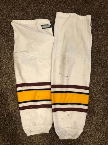Chicago Wolves Away Game Worn Socks XL
