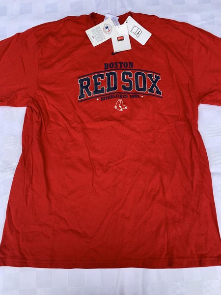 Brand New MLB Boston Red Sox Adult Men's Large Nike Bright Red