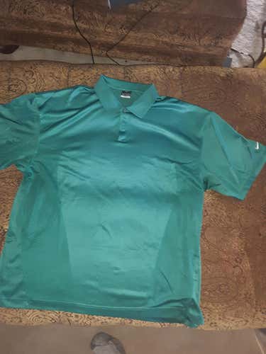Green Men's Nike Dri Fit Victory Polo Shirt XXL