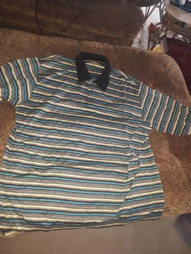 New Ben Hogans Multi Colored Striped Men's XXL Shirt