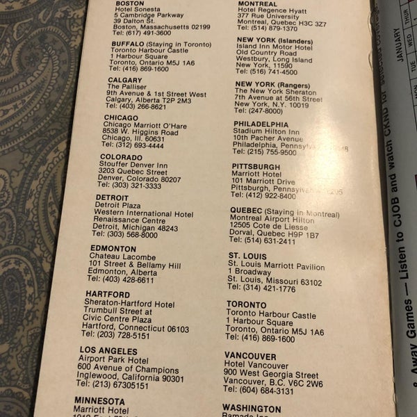 Winnipeg Jets NHL Vintage 1980-1981 Media Guide