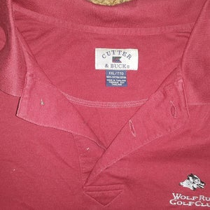 Cutter Long sleeve Wolf Run club Red Adult Men's XXL Shirt