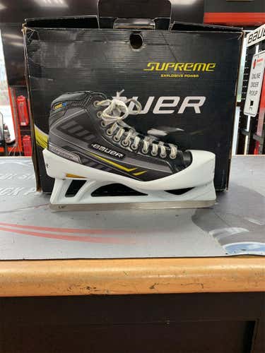 Used SR Bauer Supreme One.9 10.5 EE Goalie Skates