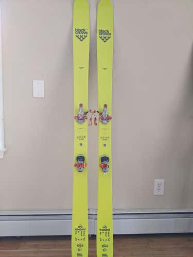 Like New Black Crows Orb Freebird Touring Skis With Skins and Bindings