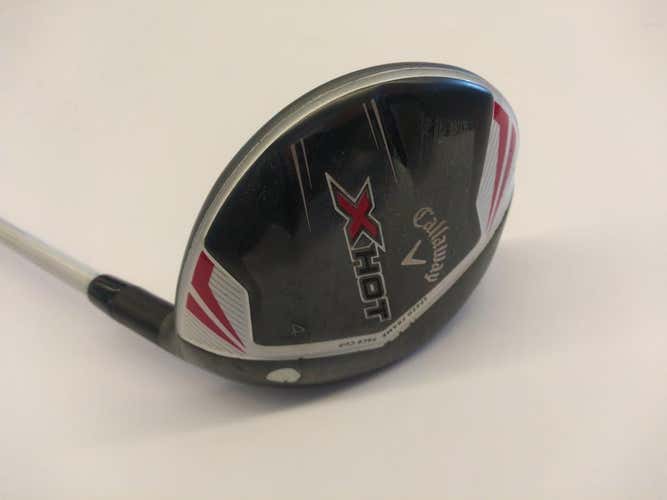 Used Callaway X Hot 4 Wood 4 Wood Graphite Regular Golf Fairway Woods
