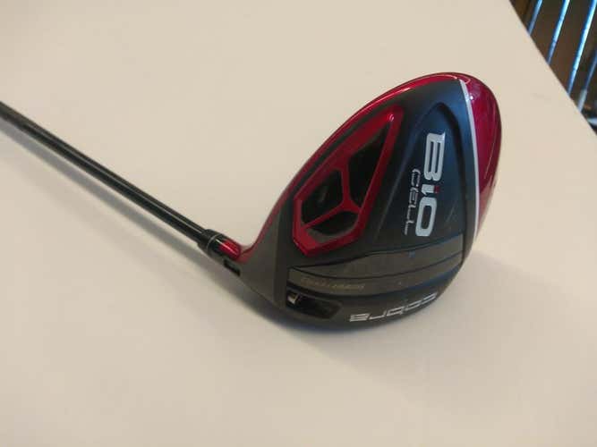 Used Cobra Bio Cell Red 9.5 Degree Graphite Stiff Golf Drivers
