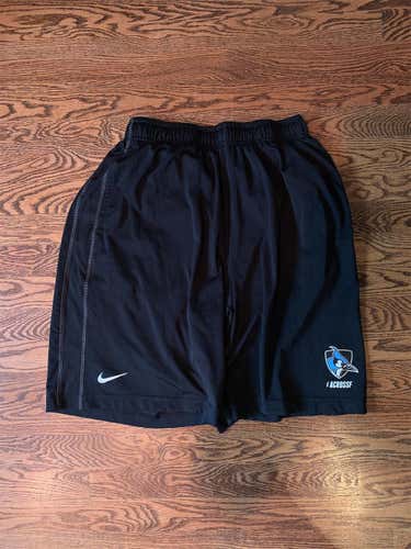Johns Hopkins Lacrosse Team Issued Travel Short With Pockets Size Large