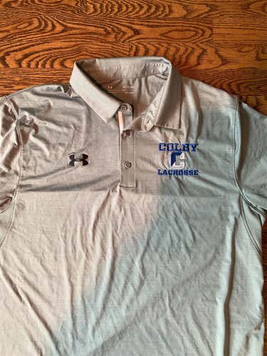 Team Issued Colby Lacrosse Polo Size XL Under Armour