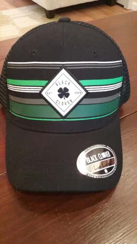 *New* Black Clover Diamond Patch Mesh Snapback