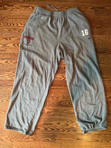 Harvard Team Issued Pants With Pockets Nike XL
