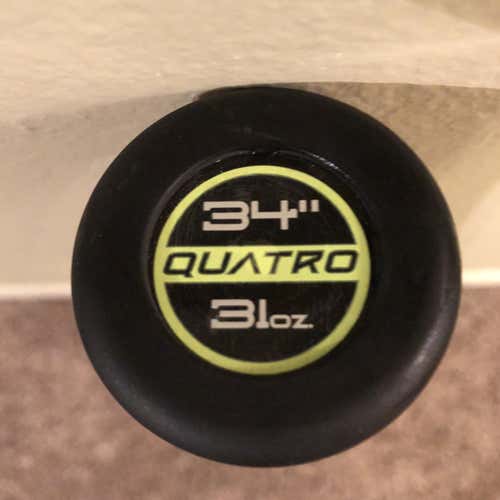 New BBCOR Certified Composite Quatro (-3) 31 oz 34" Bat
