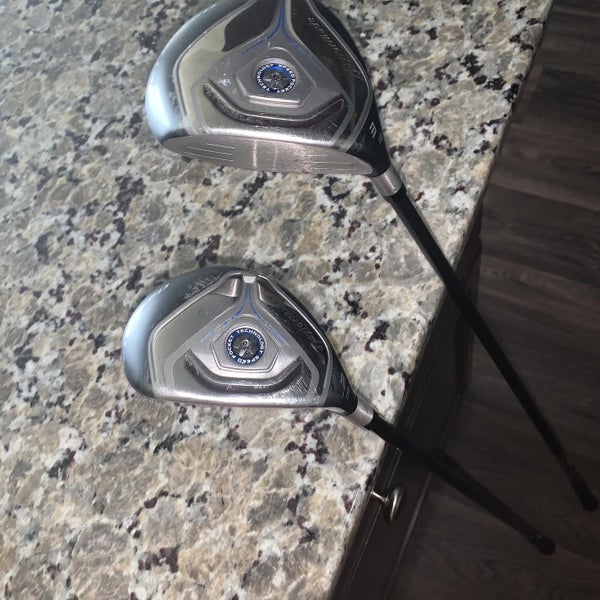 Used LH Taylormade JetSpeed Stiff Flex 3Wood/3hybrid set